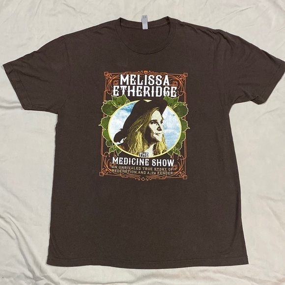 Next Level Apparel Other - Melissa Etheridge The Medicine Show 2019 tour concert tshirt in size large